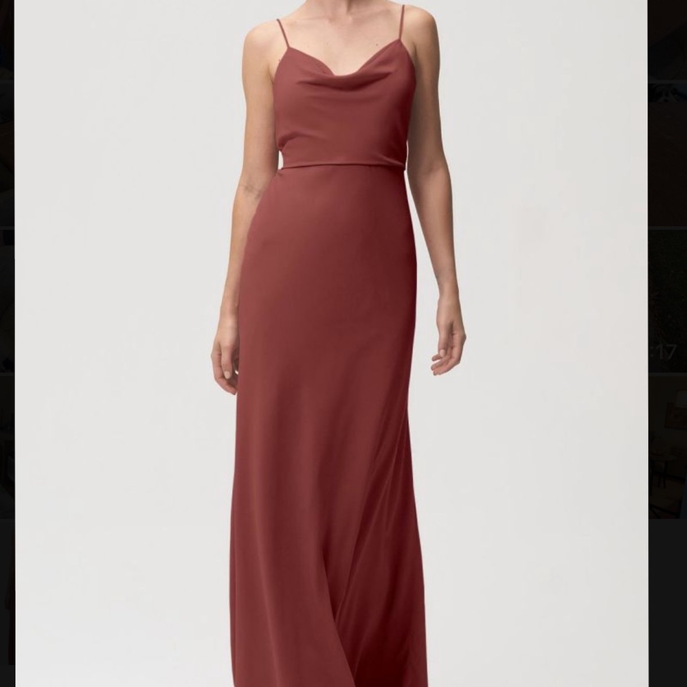 Jenny Yoo Cinnamon Rose Bridesmaid Dress Capri